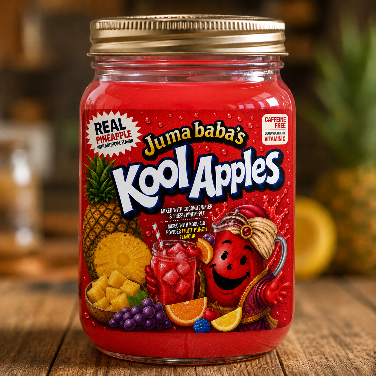 Pineapple Fruit Punch flavour