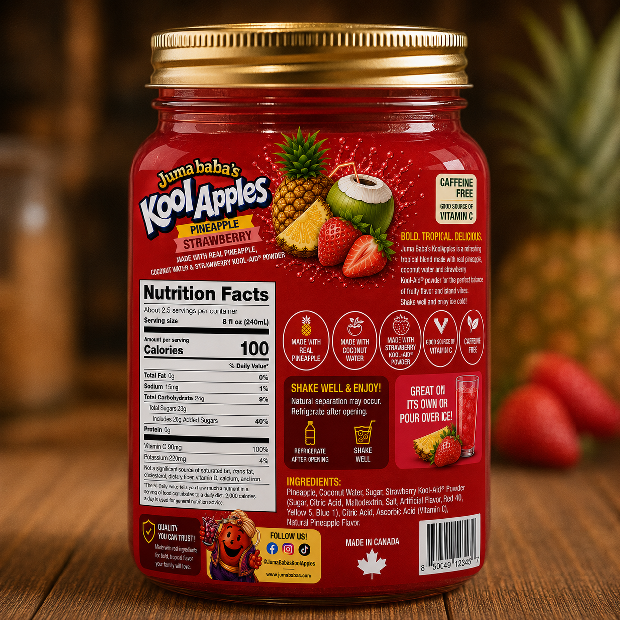 Pineapple Strawberry flavour