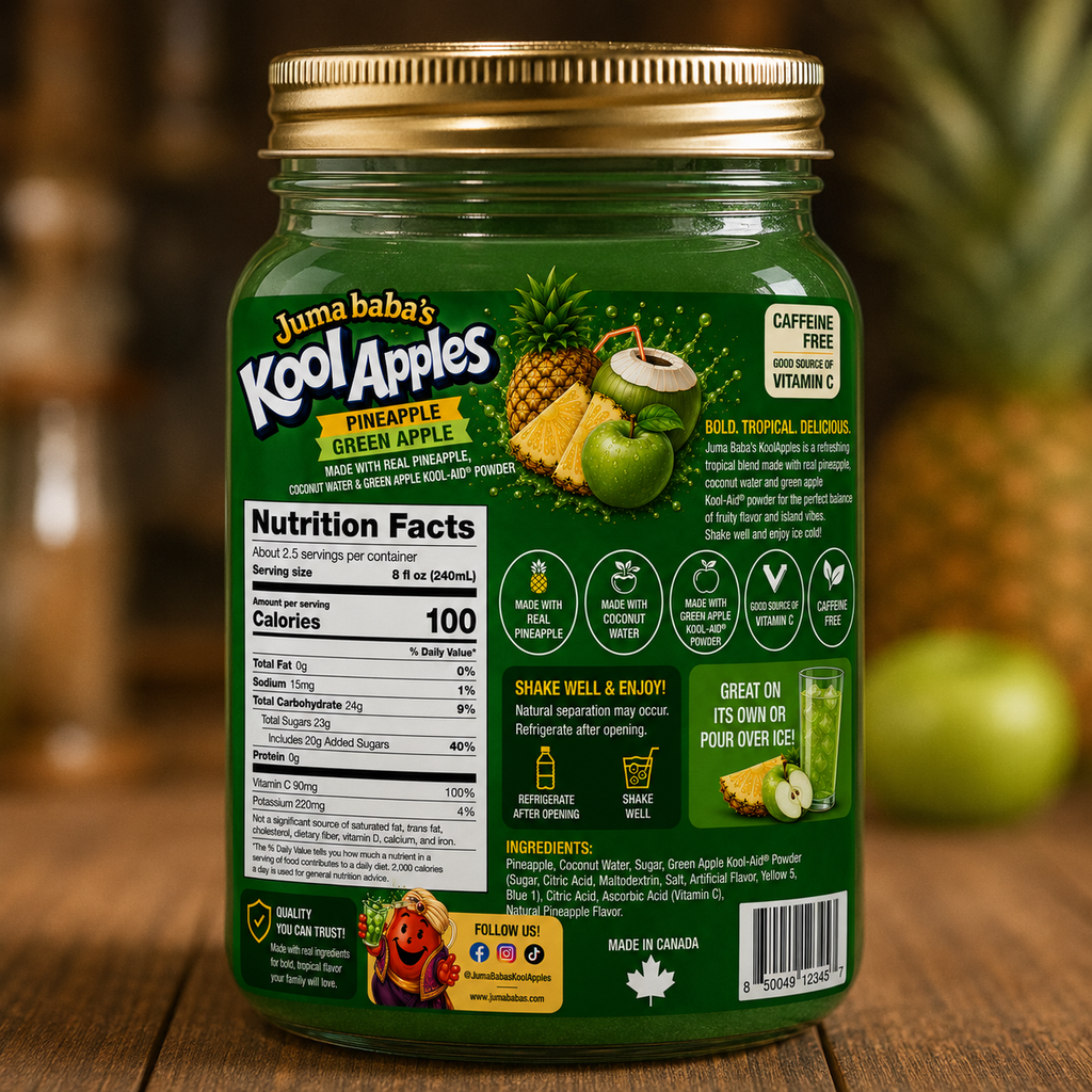 Pineapple Green Apple flavour