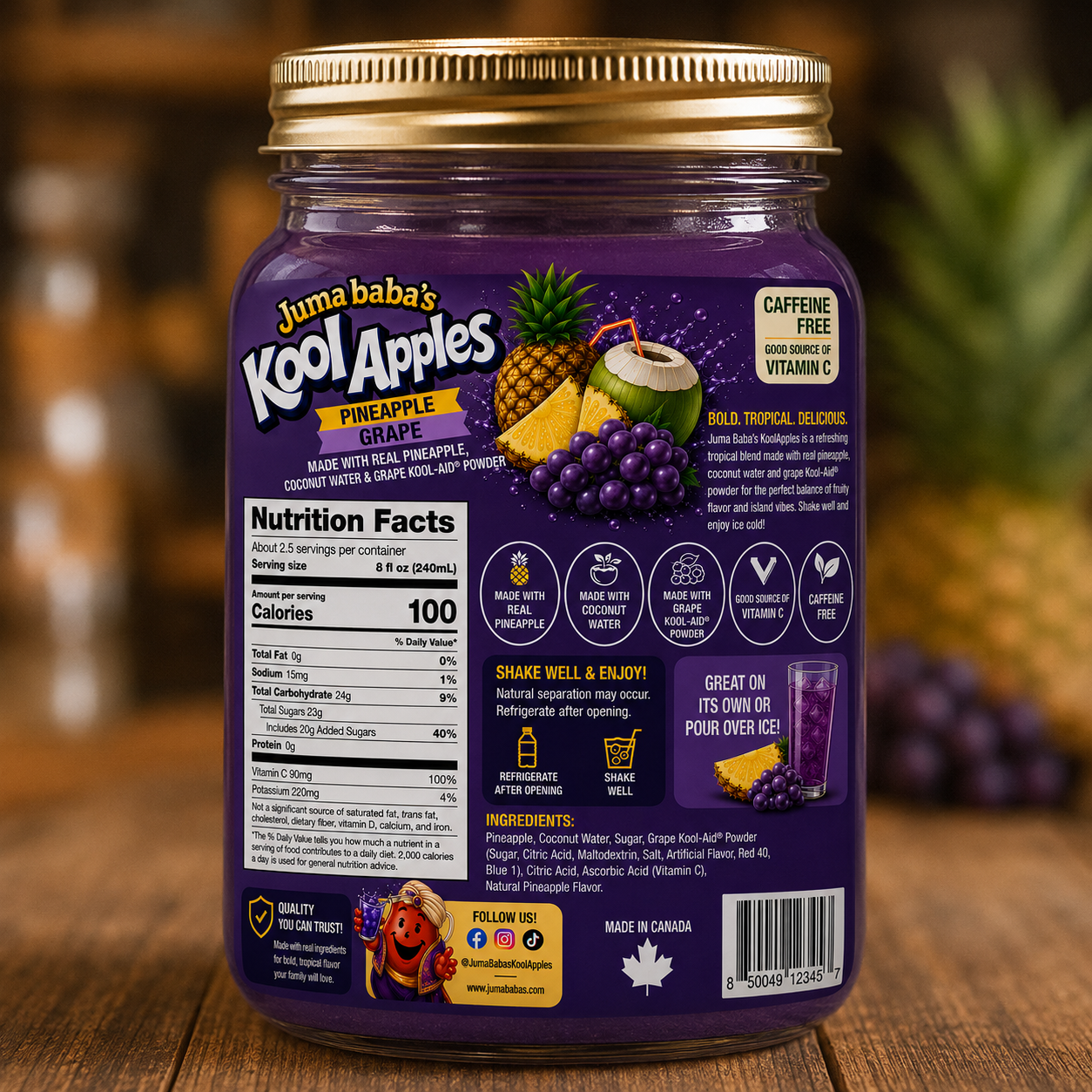 Pineapple Grape flavour