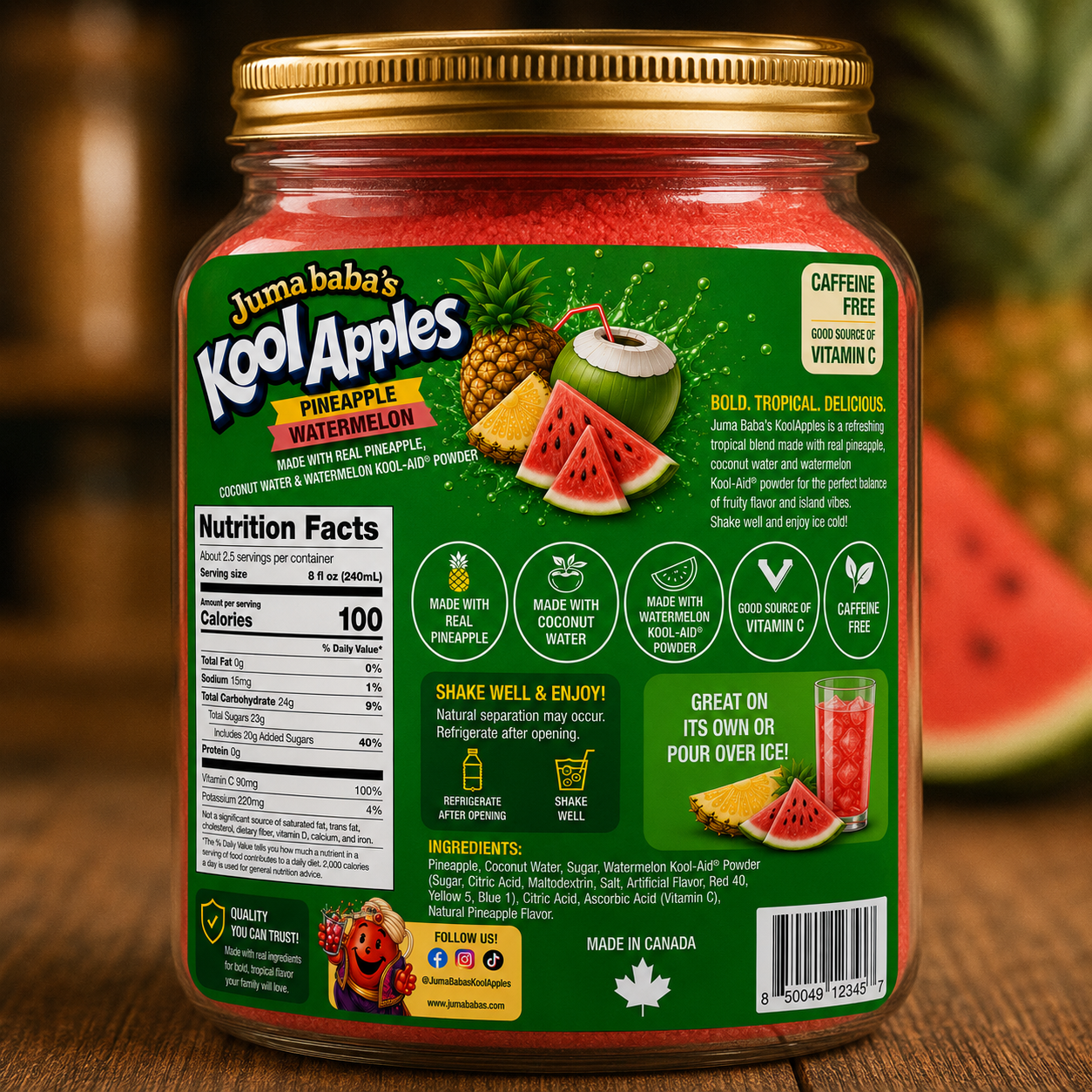 Pineapple Watermelon flavour