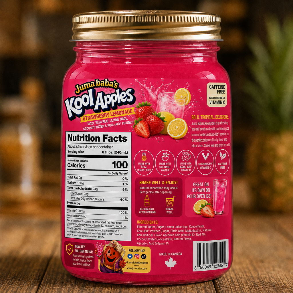 Pineapple Strawberry Lemonade flavour