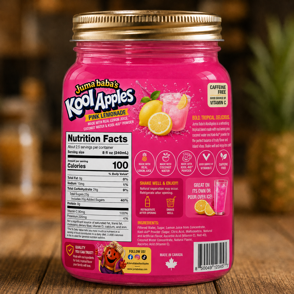 pineapple Pink Lemonade flavour