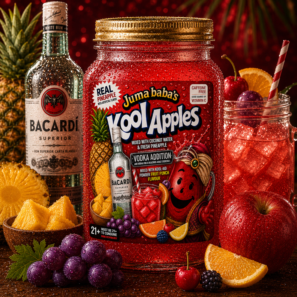 Pineapple Fruit Punch (Bacardi Rum Cocktail Edition)