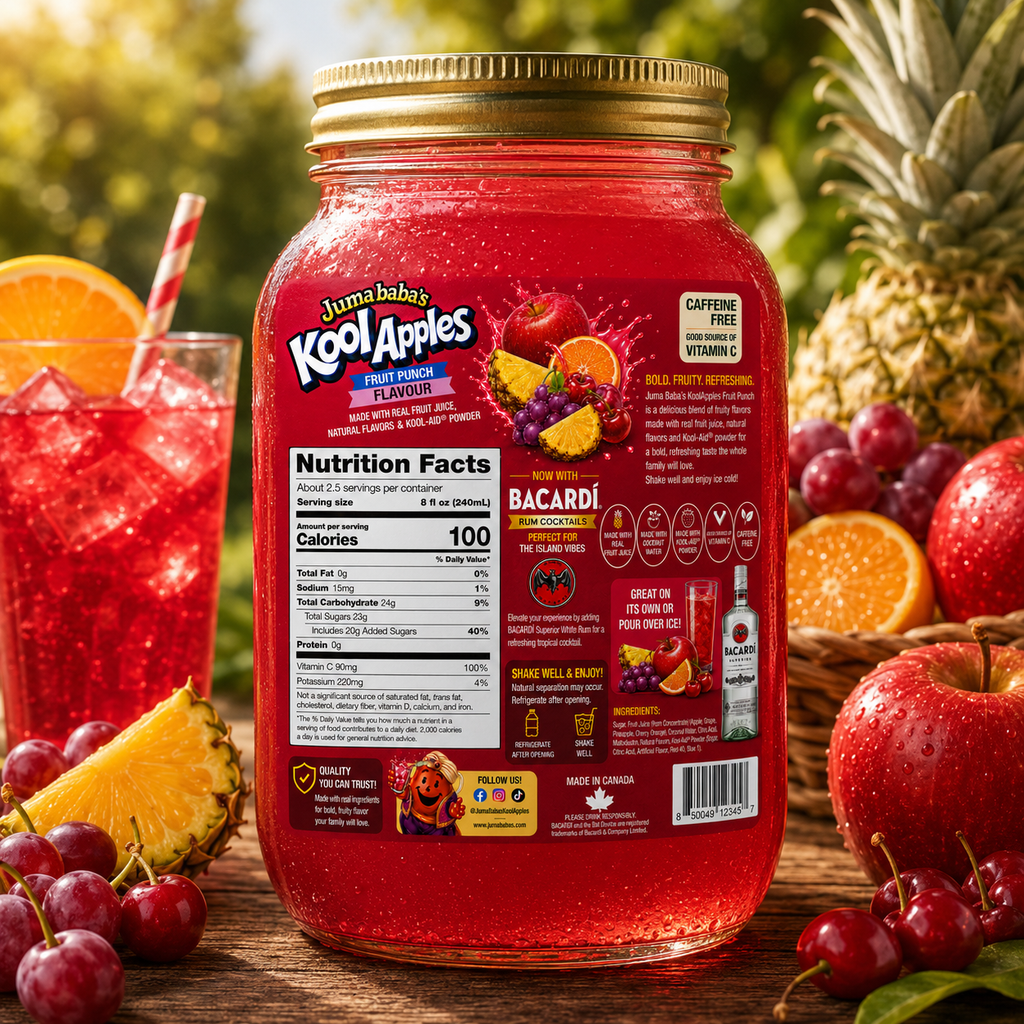Pineapple Fruit Punch (Bacardi Rum Cocktail Edition)