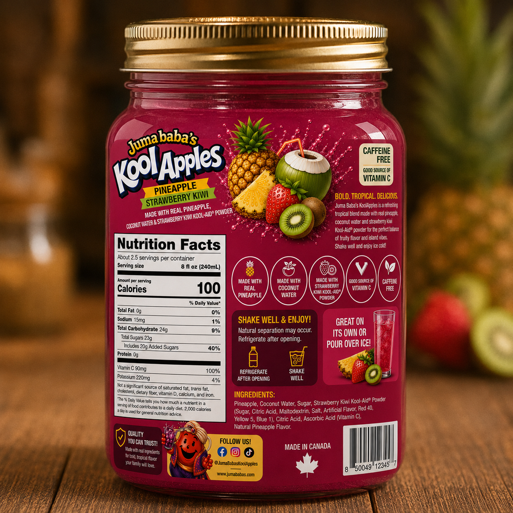 Pineapple Strawberry Kiwi flavour